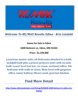 6300 Belmore Ln, Edina, MN 55343 : Edina Luxury Homes by RE/MAX Results Edina - Kris Lindahl