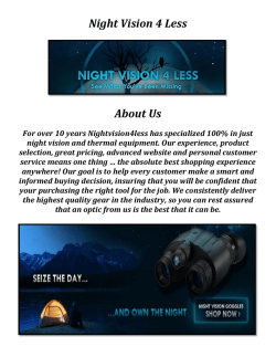 Night Vision 4 Less: Gen 3 Night Vision Scope