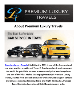 Premium Luxury Travels Cabs Amritsar