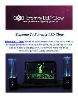Water Dancing Speakers by Eternity LED Glow