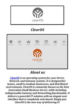ClearOS: Intrusion Prevention System