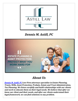 Asset Protection Attorney Utah @ Dennis M. Astill, PC