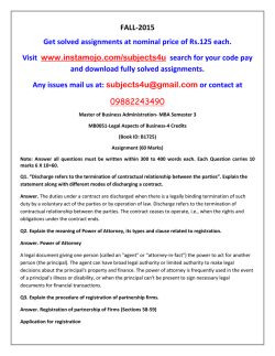 MB0051-Legal Aspects of Business