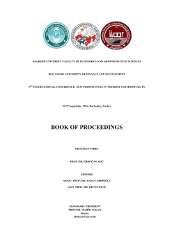 book of proceedıngs