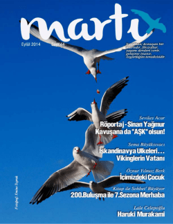 Eyl&uuml;l - Martı Dergisi