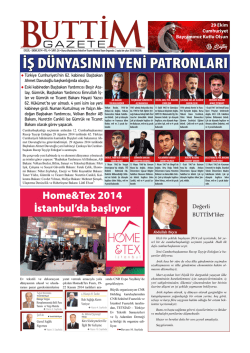 İŞ D&Uuml;NYASININ YENİ PATRONLARI