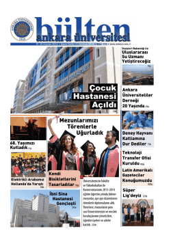 &Ccedil;ocuk Hastanesi A&ccedil;ıldı - Ankara &Uuml;niversitesi B&uuml;ltenleri