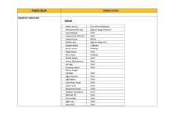 FAKÜLTELER - İstanbul Üniversitesi