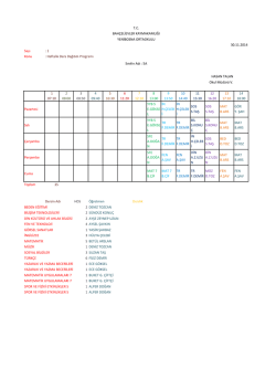Haftalık Ders Programına Ulaşmak İ&ccedil;in Tıklayınız.