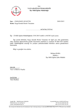 Saygı Konulu Resim Yarışması - yayladağı il&ccedil;e mill&icirc; eğitim m&uuml;d&uuml;rl&uuml;ğ&uuml;