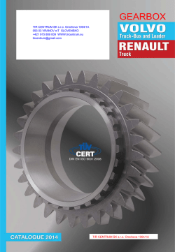 GEARBOX - TIR CENTRUM SK