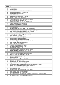 EK2a - Uludağ &Uuml;niversitesi Tıp Fak&uuml;ltesi