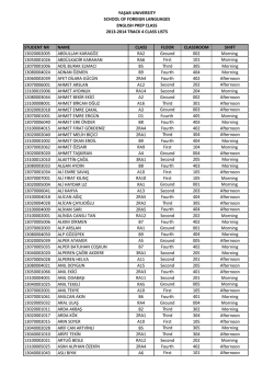 yaşar unıversıty school of foreıgn languages englısh prep class