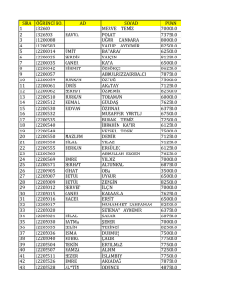 21 Eyl&uuml;l 2014 Tarihli Sınav Sonu&ccedil;ları