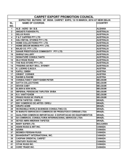 Carpet Export Promotion Council of India