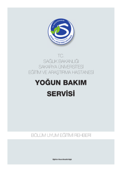Yoðun Bakým - Sakarya Eğitim ve Araştırma Hastanesi