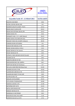 ORJİN ECZA ÖZEL - orjin ecza deposu