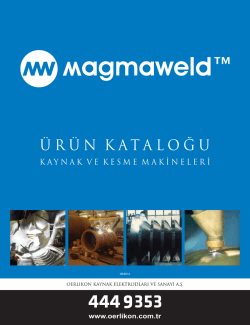 &Uuml;R&Uuml;N KATALOĞU - Oerlikon Kaynak