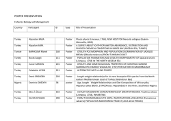 poster presentatıon