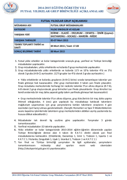 2014-2015 futsal yıldızlar (erkek-kız)