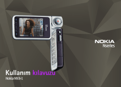 Nokia N93i Cihazınız