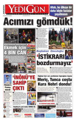 Ekmek i&ccedil;in - Yedig&uuml;n Gazetesi