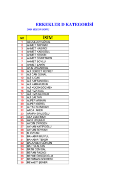 Erkek D - Sports International