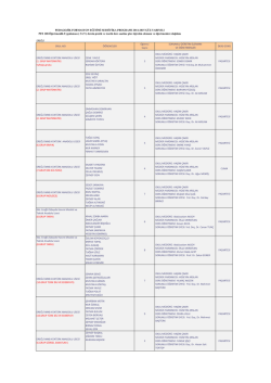 PEDAGOJİK FORMASYON EĞİTİMİ SERTİFİKA PROGRAMI 2014