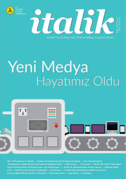 İtalik - İstanbul Ticaret &Uuml;niversitesi