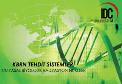 Biosis KBRN Doküman (pdf) - Biyolojik Ajan Tespit Sistemi