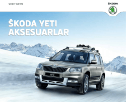 &scaron;koda yetı aksesuarlar