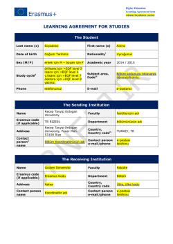 A&ccedil;ıklamalı &ouml;ğrenim anlaşması &ouml;rneği