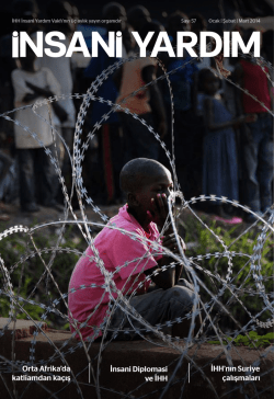 Sayı 57 - İHH İnsani Yardım Vakfı