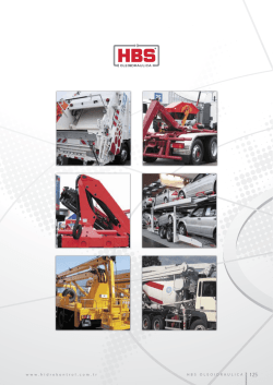 H B S O L E O I D R A U L I C A w w w . h i d r o k o n t r o l . c o m . t r