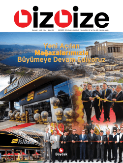 Yeni A&ccedil;ılan B&uuml;y&uuml;meye Devam Ediyoruz