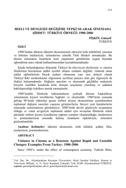 PİŞKİN, G&uuml;nseli-HIZLI VE DENGESİZ DEĞİŞİME TEPKİ