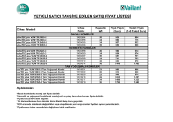 Vaillant Kombi Fiyat Listesi 2015 (0.16MB)