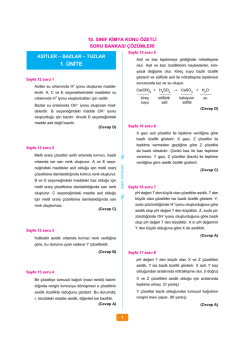 kimya 10 snf cozum 2014.indd - 9 Kimya Soru Bankası, 10 Kimya