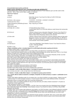 33 Kalem Rulman Satın Alınması