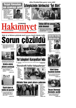22 ekim.qxd - Çorum Hakimiyet Gazetesi