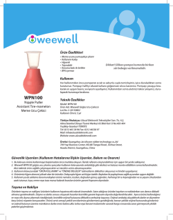 WPN100 Kullanım Kılavuzu – İndirmek için buraya tıklayınız.