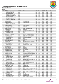 Genel - Depar Timing