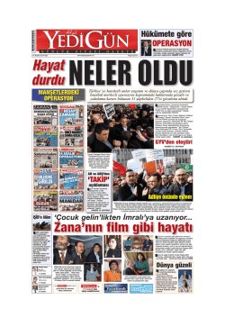 Hükümete göre OPERASYON