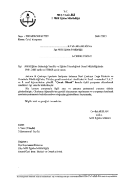 Duyuru İ&ccedil;in Tıklayınız..