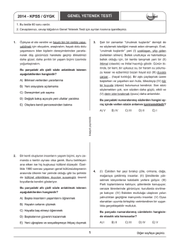 KPSS TG 1 &Ccedil;&ouml;z&uuml;m - Kısayol Yayıncılık