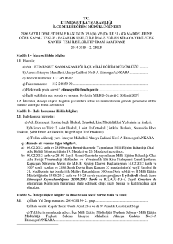 (a) ve (d) le 51 / (g) - Etimesgut İlçe Milli Eğitim Müdürlüğü