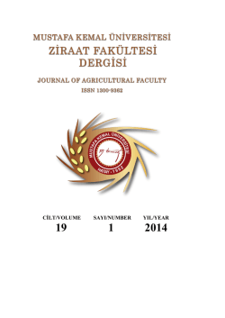 19(1) - Mustafa Kemal Üniversitesi