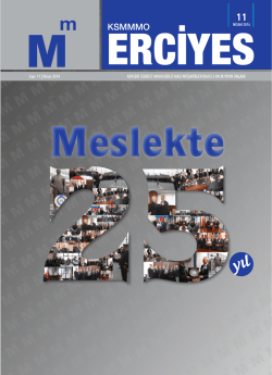 11.Sayı - Kayseri SMMM Odası