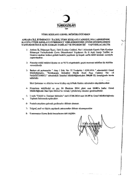 D - Ankara Ticaret Odası