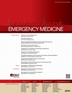 contents - Journal of Academic Emergency Medicine